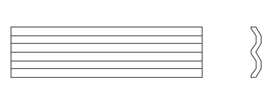 Rysunek płytki Stripes