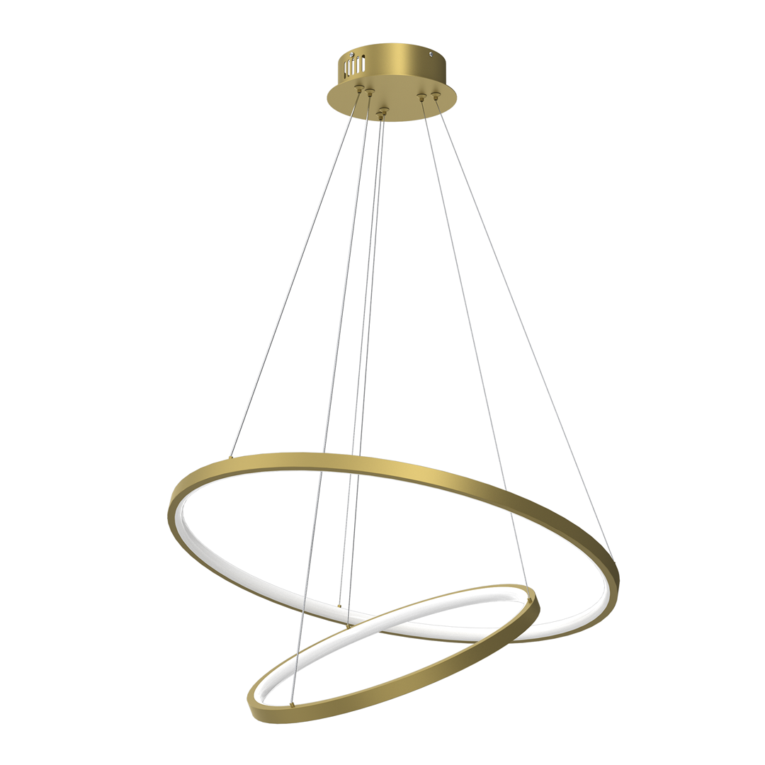 Milagro Lampa wisząca Rotonda Gold 51W LED