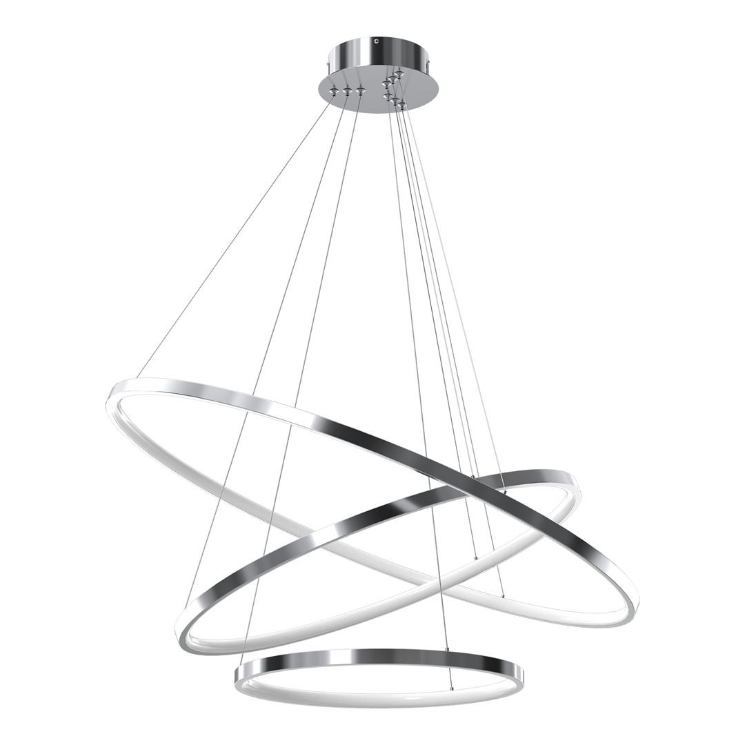 Milagro Lampa wisząca Rotonda Chrome 93W LED