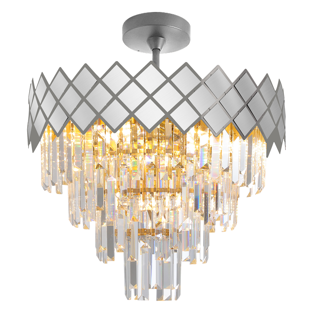 Milagro Plafon Carisma chrome 9xE14