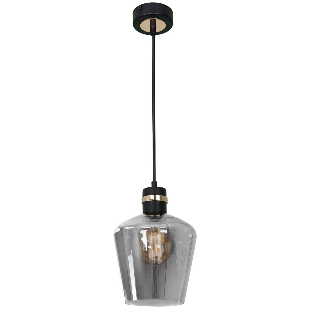 Milagro Lampa wisząca Richmond black/gold 1xE27