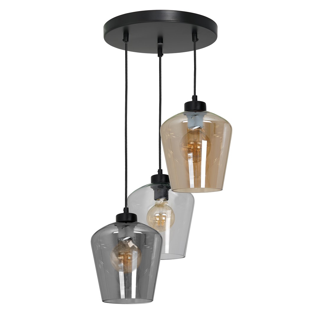 Milagro Lampa wisząca Santiago mix 3xE27