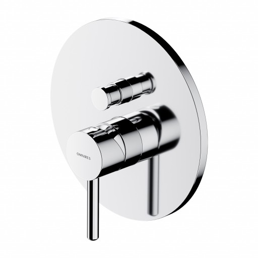 Omnires Y bateria wannowo-prysznicowa podtynkowa chrom Y1235CR