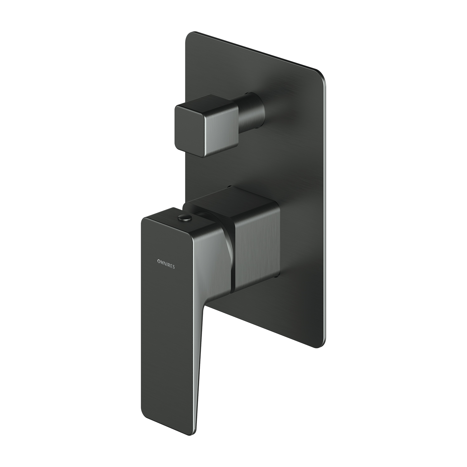 Omnires Parma bateria wannowo-prysznicowa podtynkowa grafitowa PM7435GR
