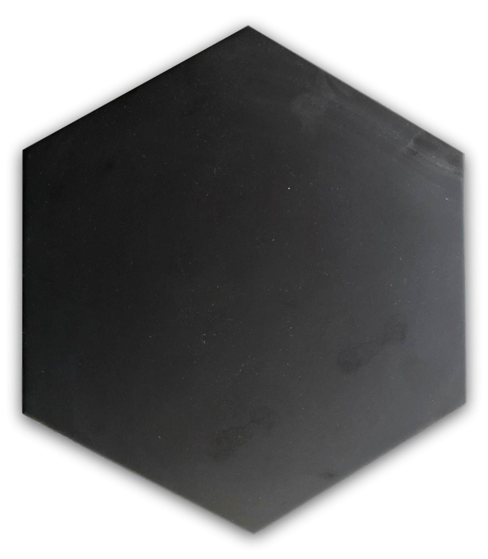 czarny heksagon opal negro