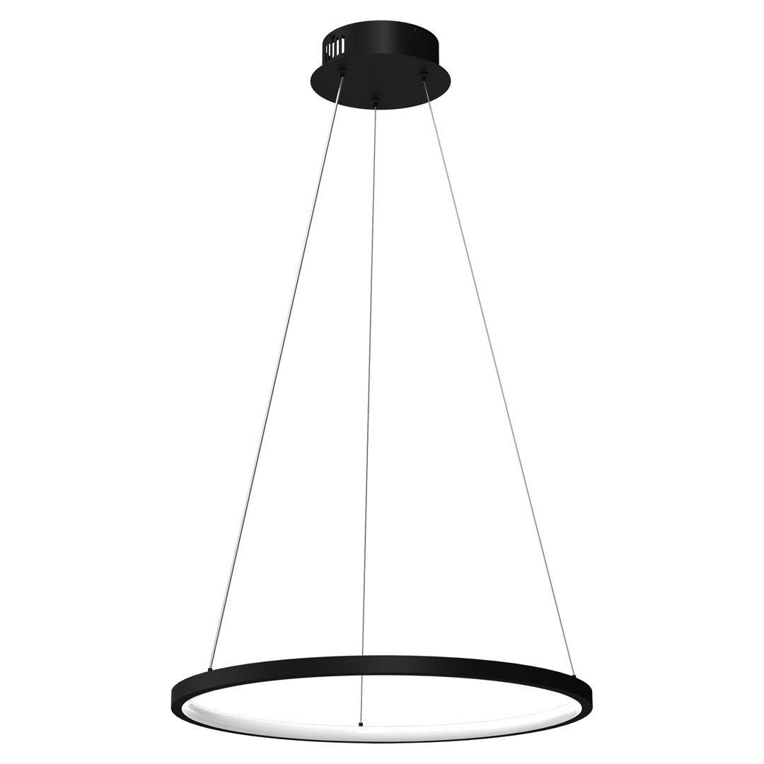 Milagro Lampa wisząca Rotonda Black 27W LED