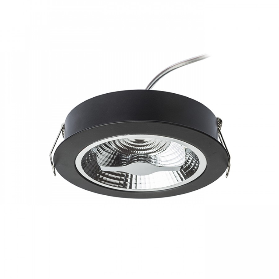 Milagro Oprawa podtynkowa Redondo black 1xAR111 GU10