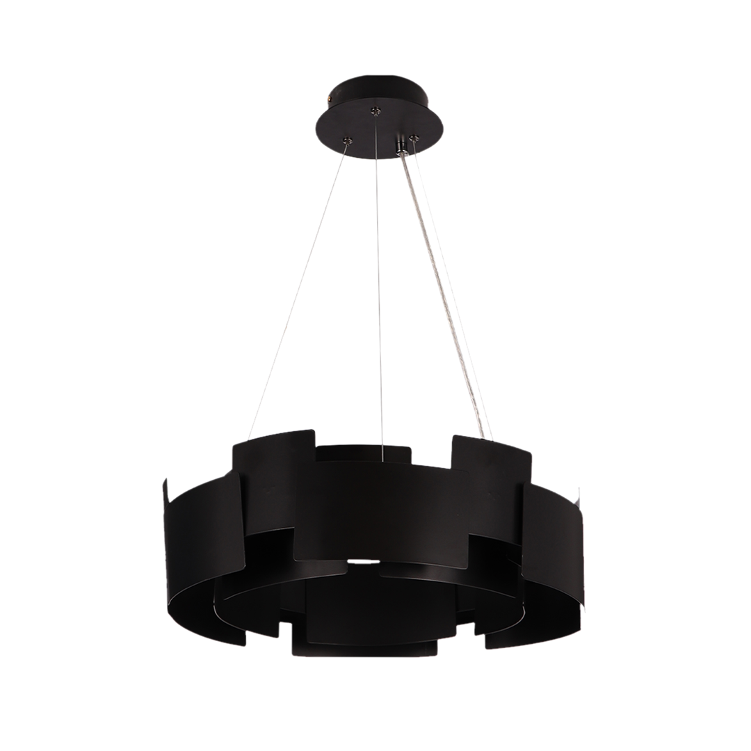 Milagro Lampa wisząca Torino black 24W LED