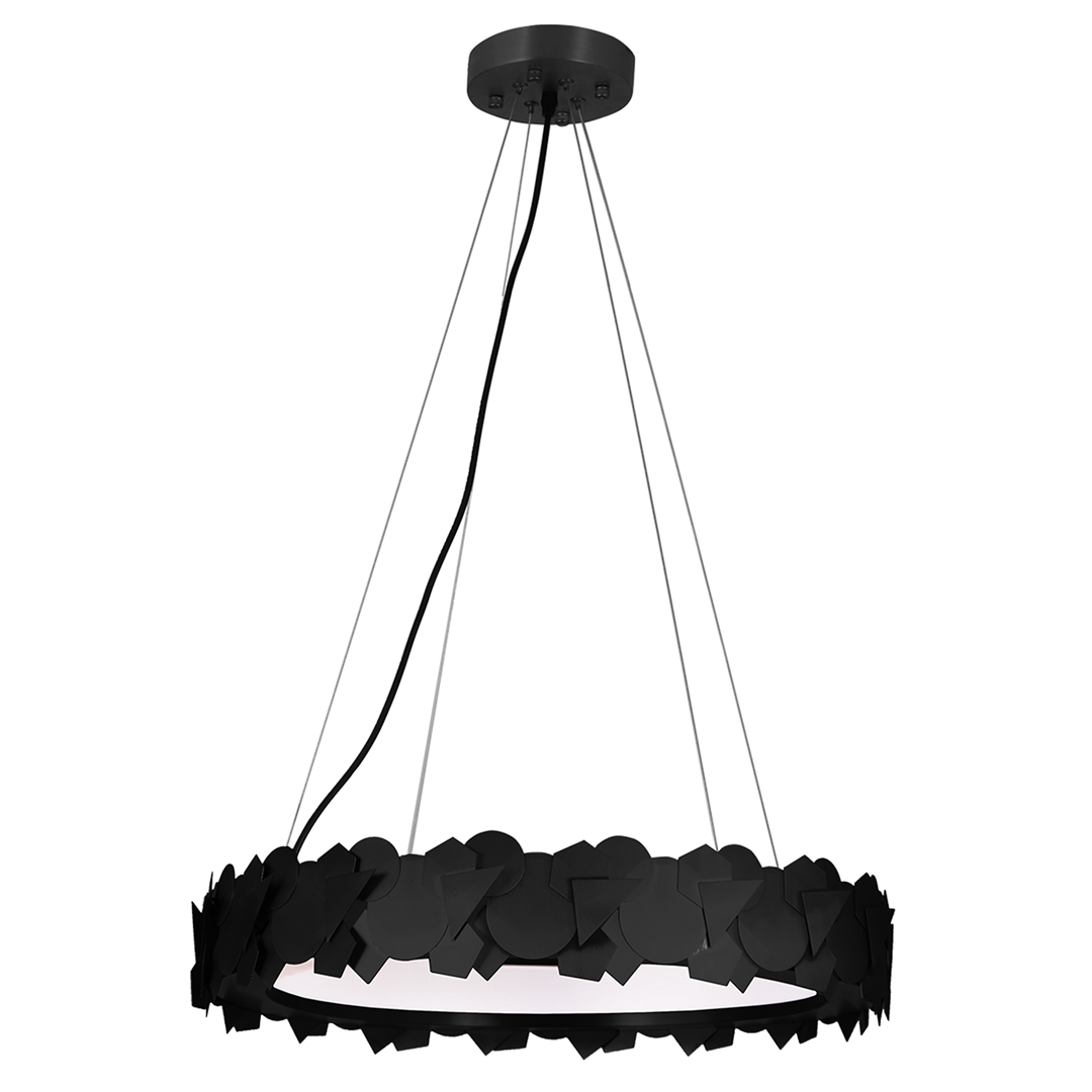 Milagro Lampa wisząca Soho black 24W LED