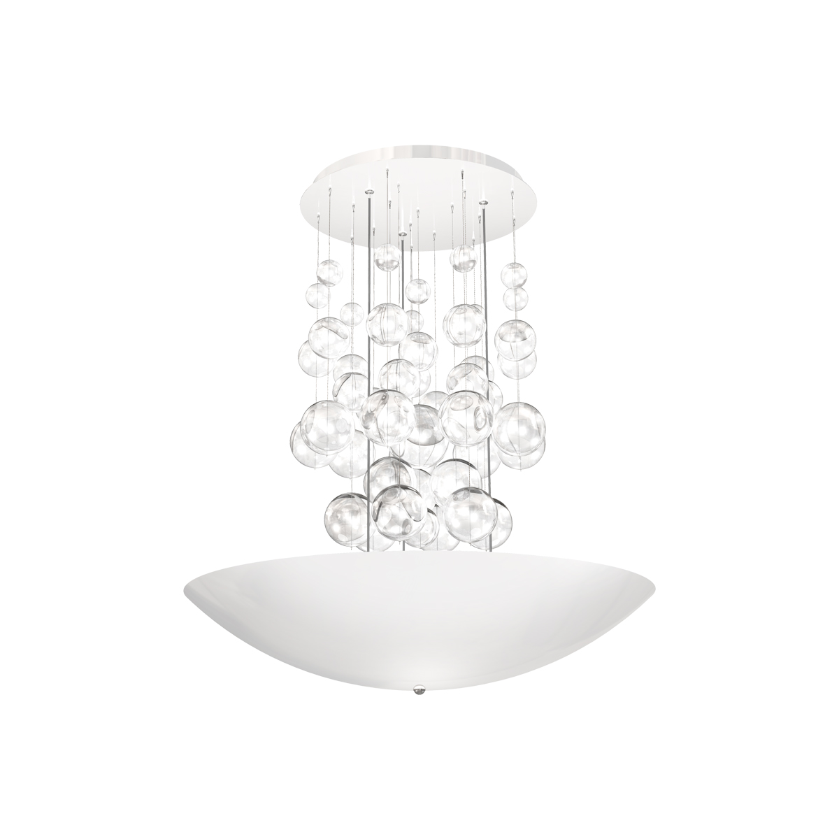 Milagro Lampa wisząca Perla bianco 42W LED