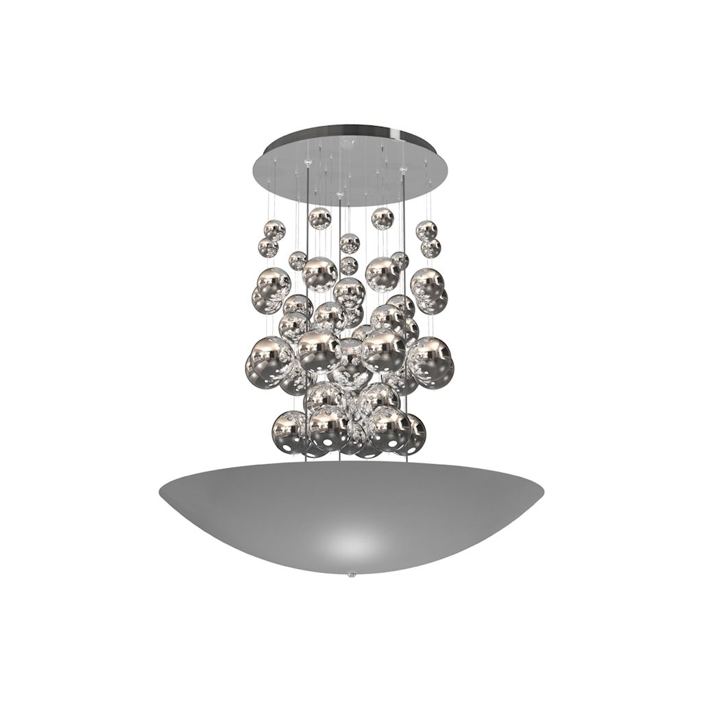 Milagro Lampa wisząca Perla silver 42W LED