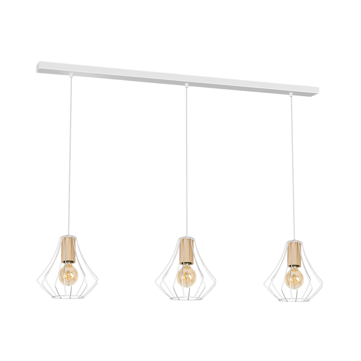 Milagro Lampa wisząca Will white 3xE27