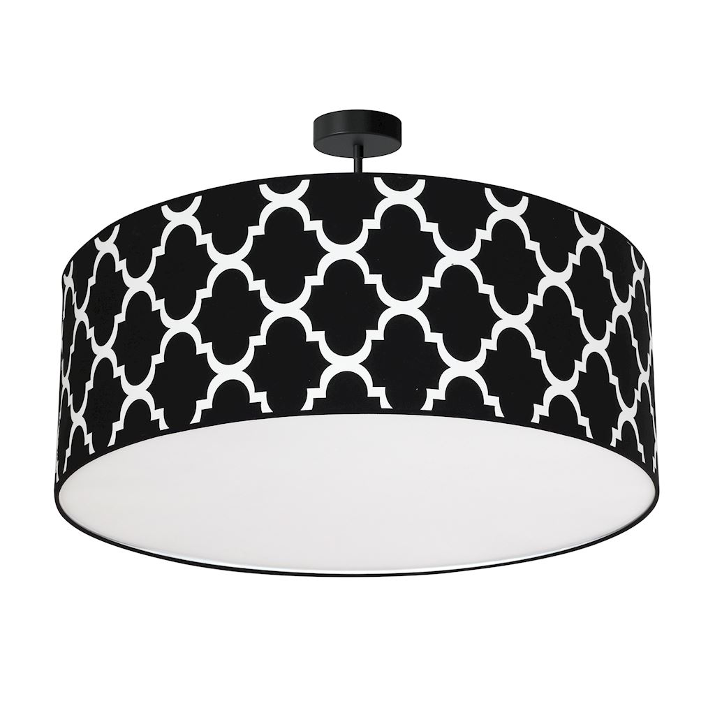 Milagro Lampa wisząca Pierre black 3xE27