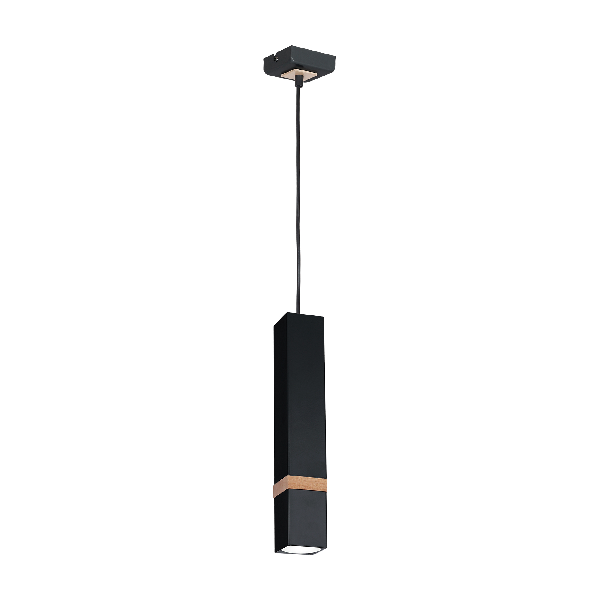 Milagro Lampa wisząca Vidar black 1xGU10
