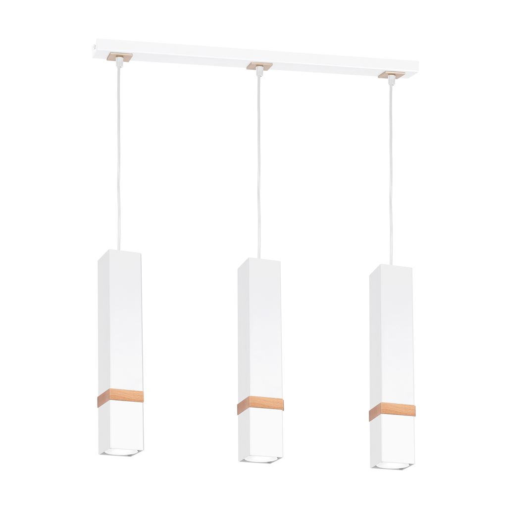 Milagro Lampa wisząca Vidar white 3xGU10