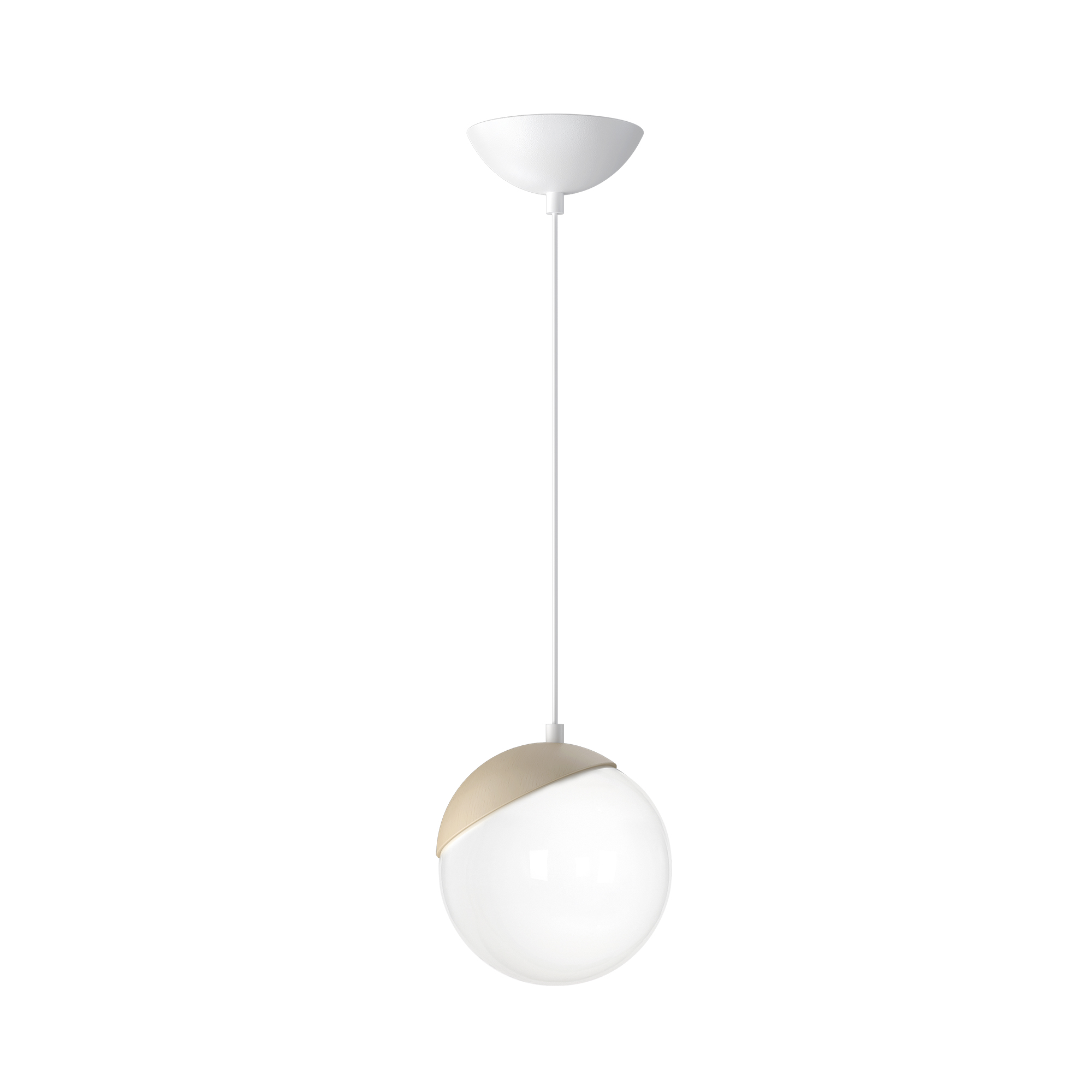 Milagro Lampa wisząca Sfera wood 1xE14