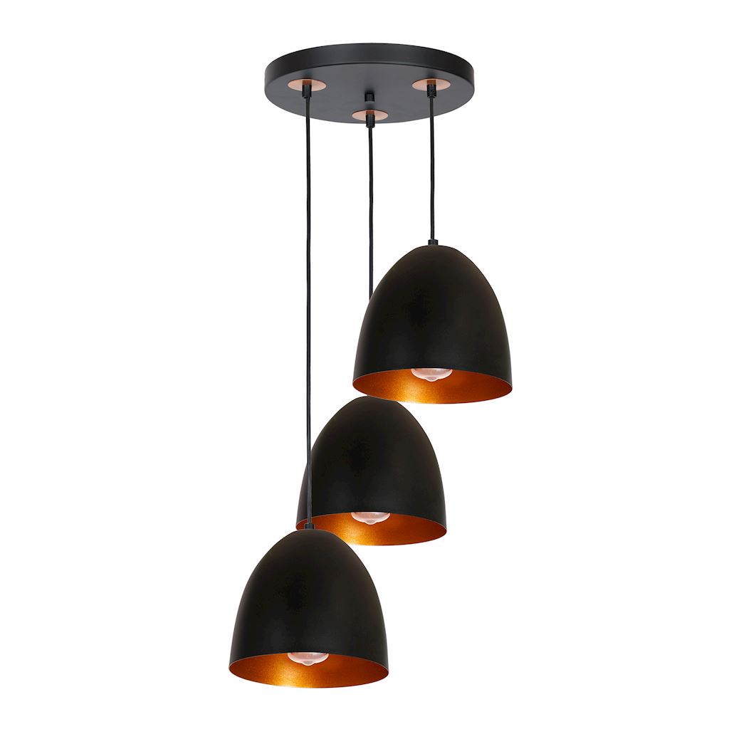 Milagro Lampa wisząca Vegas 3xE27
