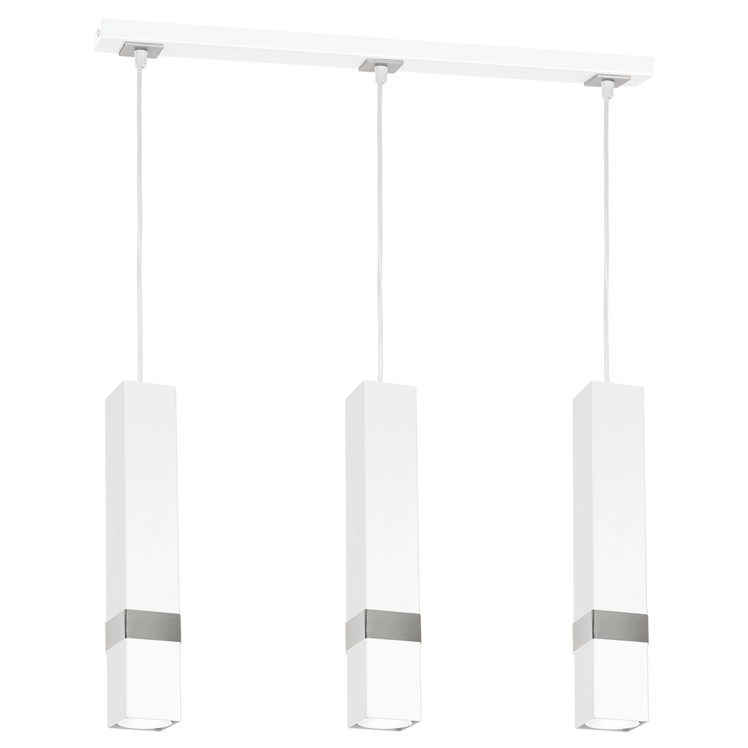 Milagro Lampa wisząca Vidar white/chrome 3xGU10