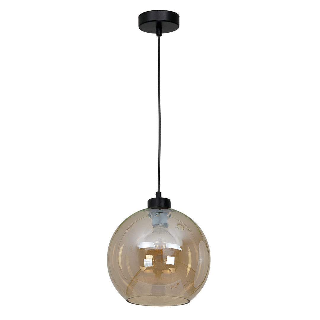 Milagro Lampa wisząca Sofia amber 1xE27