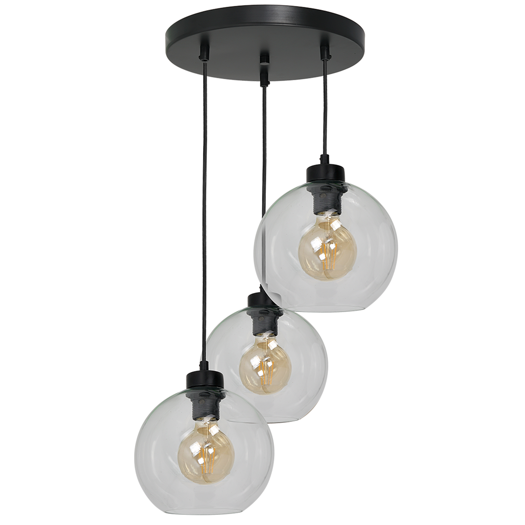 Milagro Lampa wisząca Sofia clear 3xE27
