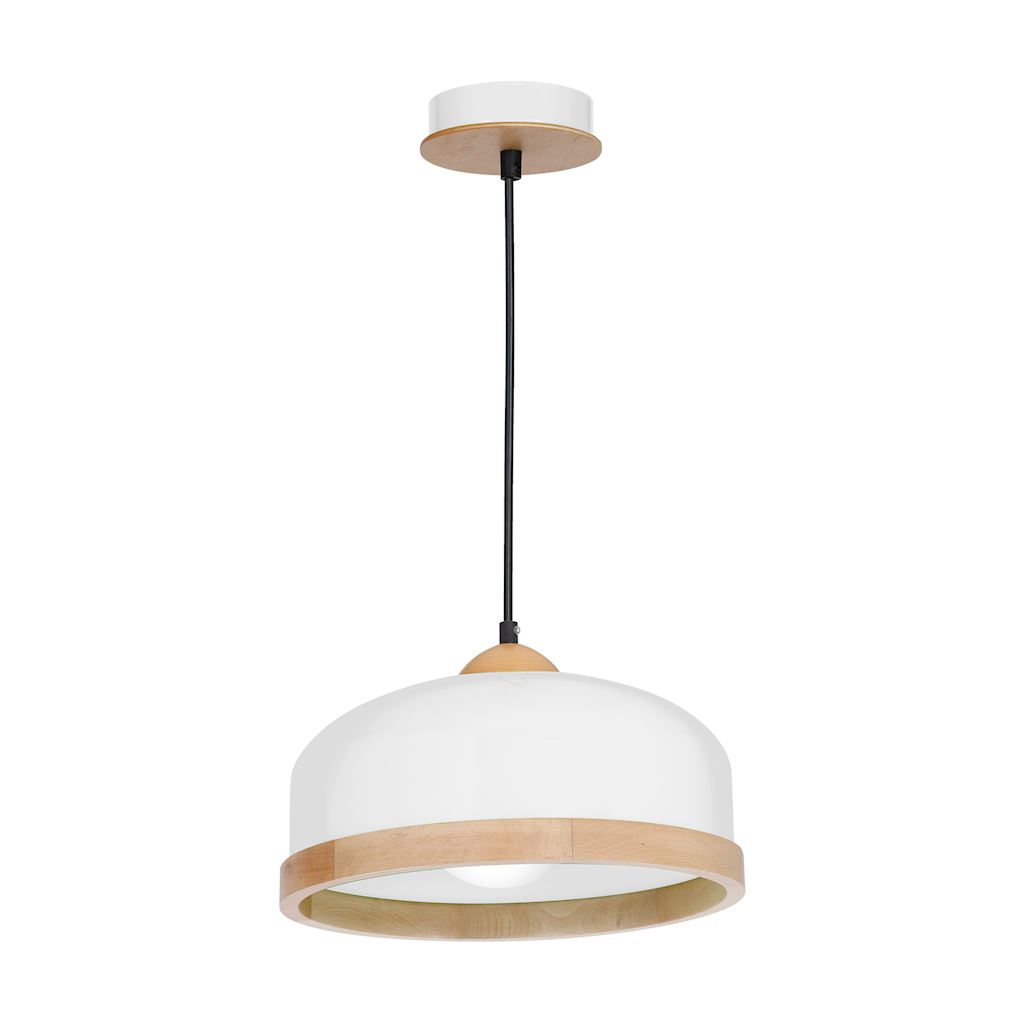 Milagro Lampa wisząca Studio white 1xE27