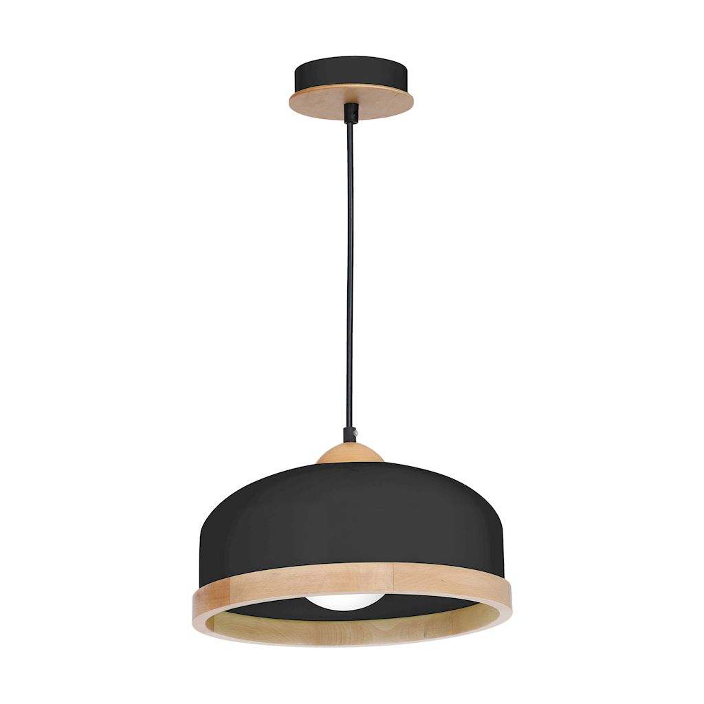 Milagro Lampa wisząca Studio black 1xE27