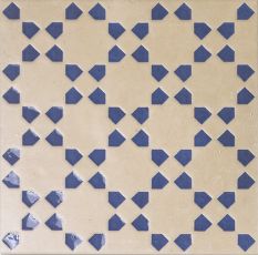 Bejmat Decor Biscuit Azur 15x15 cegiełka dekoracyjna