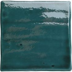 Roots S Teal Gloss 11x11 cegiełka rustykalna