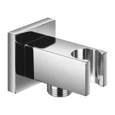 Przyłącze kątowe mosiężne z uchwytem na rączkę chrom 8876CR