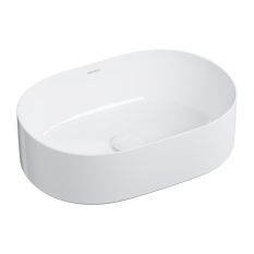 Mesa umywalka nablatowa owalna 31x46 cm biały połysk MESA460BP
