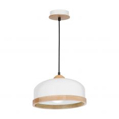 Lampa wisząca STUDIO WHITE 1xE27 nowoczesna Milagro