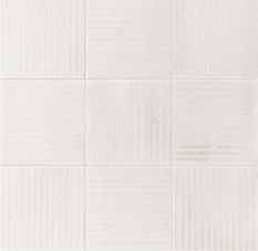 home kwadratowe płytki strukturalne w kolorze białym matowe