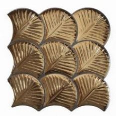 Realonda złota płytka złota łuska rybna płytka na ściane
