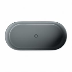 Ovo M+ wanna wolnostojąca 160x75 ash grey OVOWWAG widziana z g&oacute;ry