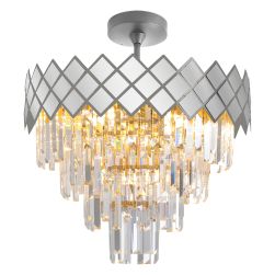 Milagro Plafon Carisma chrome 9xE14, glamour