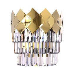 Milagro Kinkiet Carisma gold 2xE14, glamour