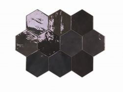 Zellige Hexa Graphite 10,8x12,4 płytki hexagonalne