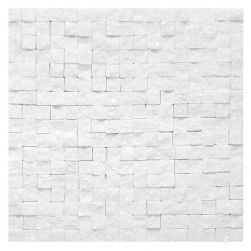 Dunin biała mozaika na ściane biały kamień naturalny mozaika do łazienki