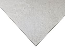 Zbliżenie na detale białej powierzchni płytki imitującej kamień Lucca White AS 60x120