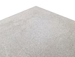 Zbliżenie na detale powierzchni płytki imitującej kamień beżowej Lucca Beige AS 60x120