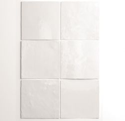 kompozycja Artisan White 13,2x13,2 cegiełka ścienna