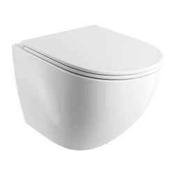 Comfort miska WC wisząca z deską wolnoopadającą biały połysk OTTAWACMWBP