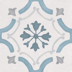 Sirocco Blue Ornate 22,3x22,3 płytka patchworkowa wzór 5