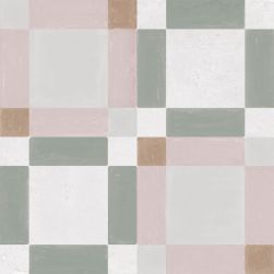 Patterns Pink Square 22,3x22,3 płytka patchworkowa wzór 3