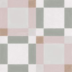Patterns Pink Square 22,3x22,3 płytka patchworkowa wzór 1