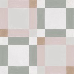 Patterns Pink Square 22,3x22,3 płytka patchworkowa wzór 2