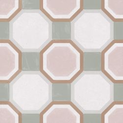 Patterns Pink Diamond 22,3x22,3 płytka patchworkowa wzór 3