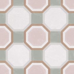 Patterns Pink Diamond 22,3x22,3 płytka patchworkowa wzór 4