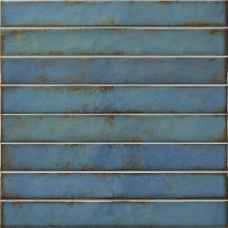Brick Raku Turquoise 35x35 płytka ścienna