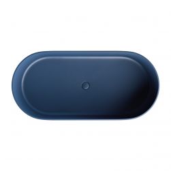 Ovo M+ wanna wolnostojąca 160x75 midnight blue OVOWWMB widziana z g&oacute;ry